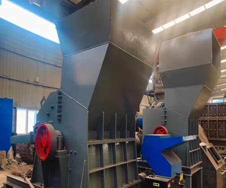 Paint Can Shredder and Metal Waste Recycling Equipment