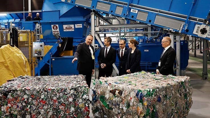Stadler completes beverage package sorting and recycling plant for Dansk Retursystem
