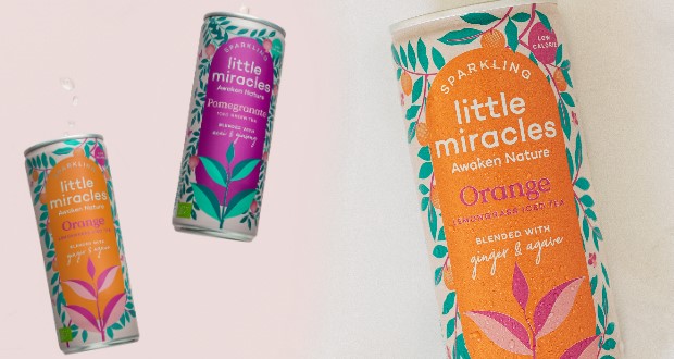 Little Miracles introduce two new sparkling ice tea in aluminium cans
