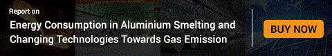 Report on Energy Consumption in Aluminium Smelting and Changing technologies towards gas emission
