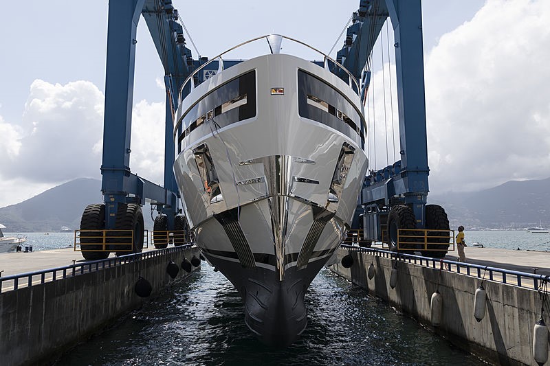 Baglietto’s 40-metre aluminium superyacht Hull 10232 makes debut in La Spezia