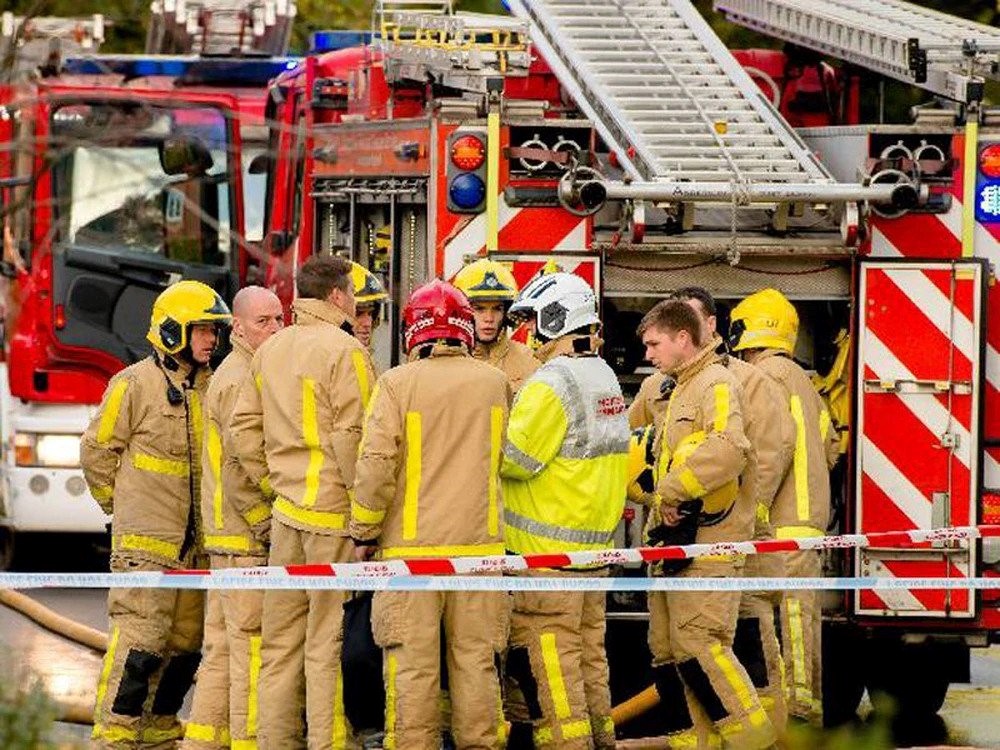 Bridgnorth Aluminium caught with fire