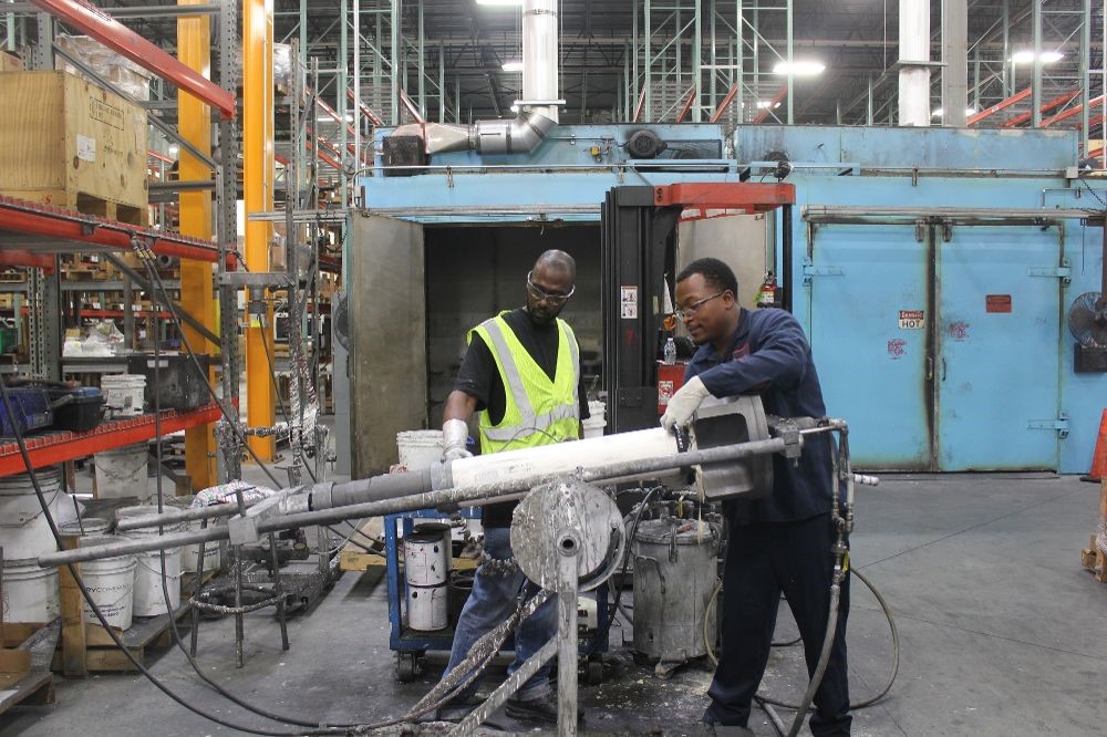 Pyrotek aluminium products plant