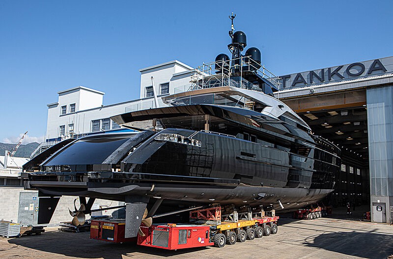 All aluminium super Yacht