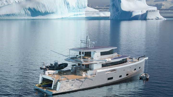 Arksen’s Explorer Yacht ‘Project Ocean’ will contain recycled aluminium from Hydro
