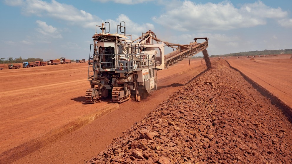 Guinea skips China in Bauxite mining