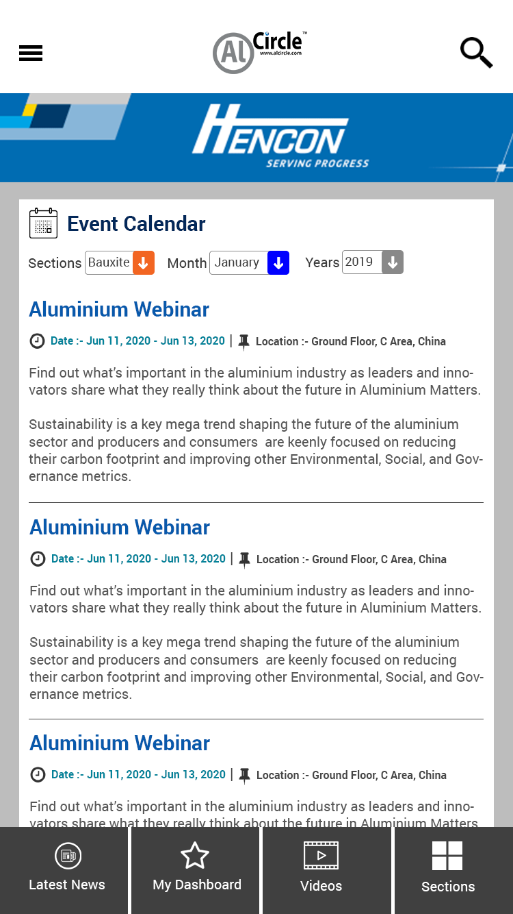 Event Calendar