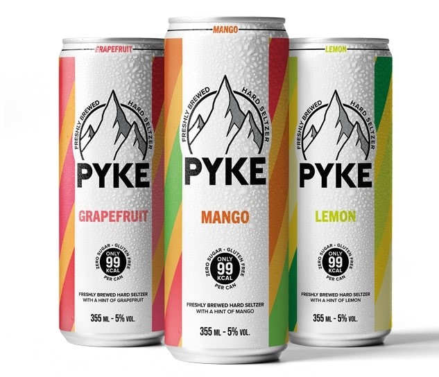 Pyke rolls-out its hard seltzer in Aluminium cans