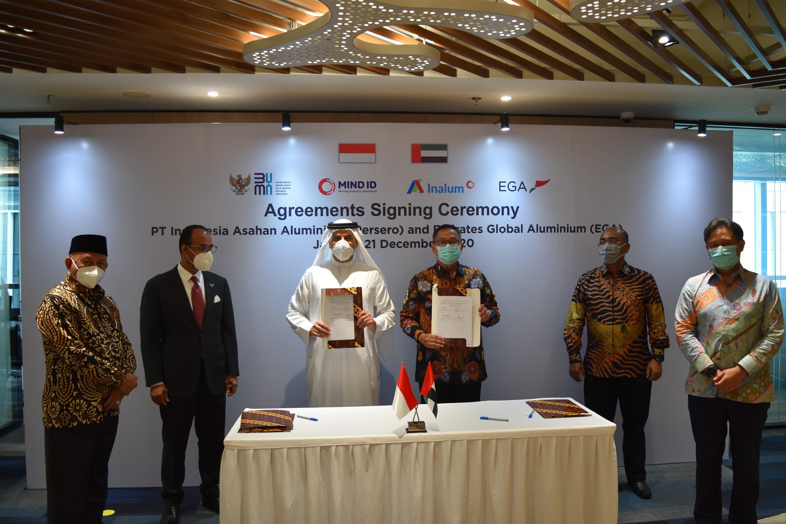 EGA signs agreements with INALUM 