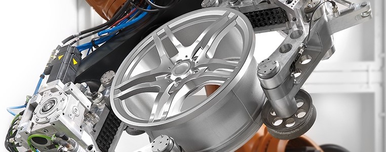 Cast Aluminium alloy wheel robotic X-ray testing