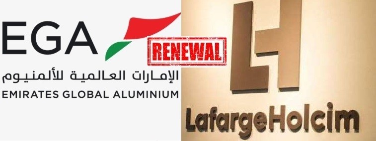 EGA, LafargeHolcim’s Geocycle UAE renew 10-year partnership 