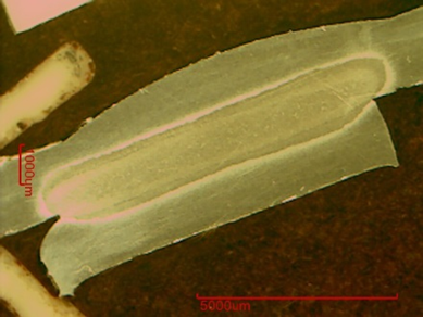 A typical microstructure of an FMRWTM weld nugget
