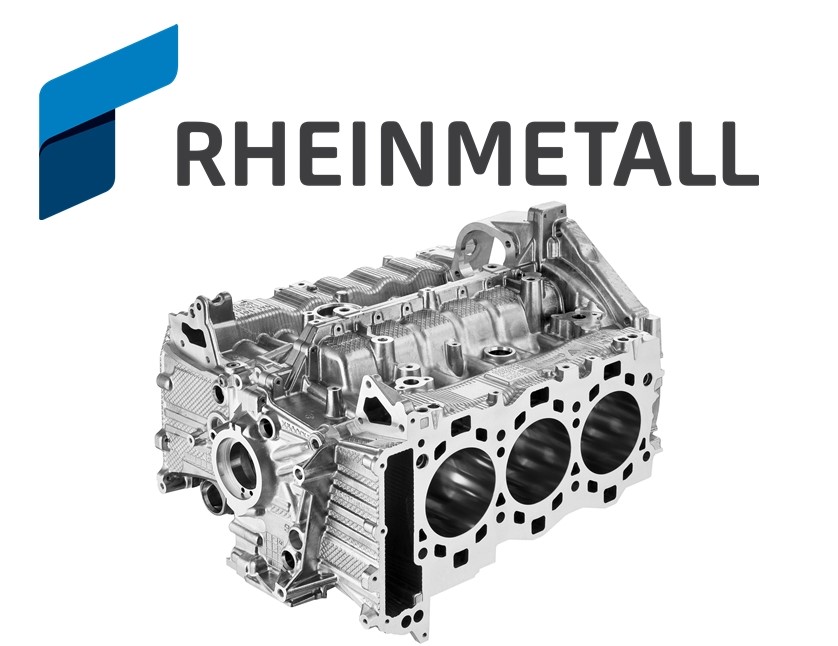Rheinmetall secures aluminium engine block order worth over €100 million