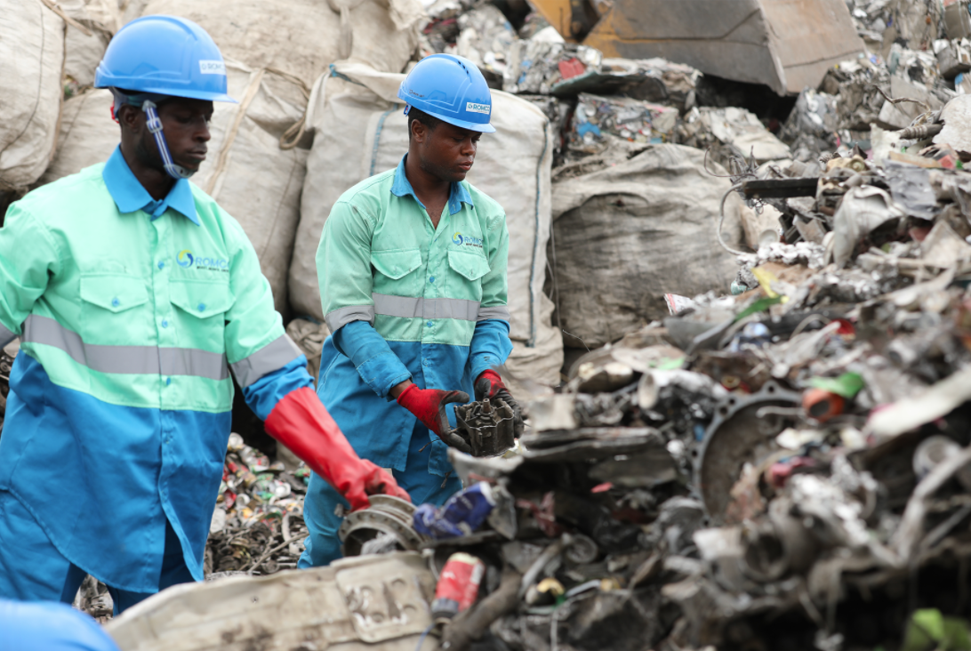 Romco Metals presently recycles almost 4000 tonnes per month 
