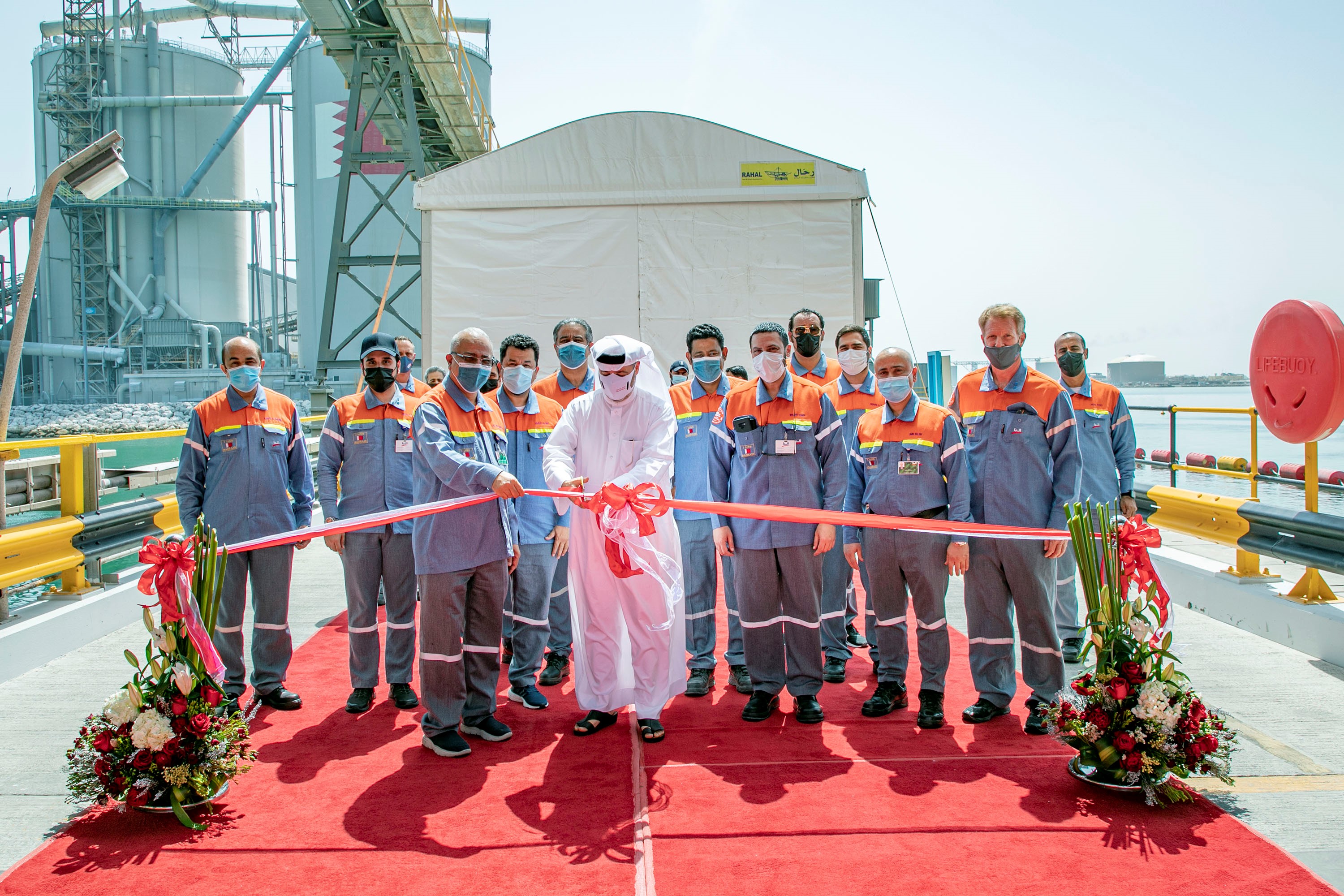 Alba Chairman Inaugurates the New Jetty Extension 