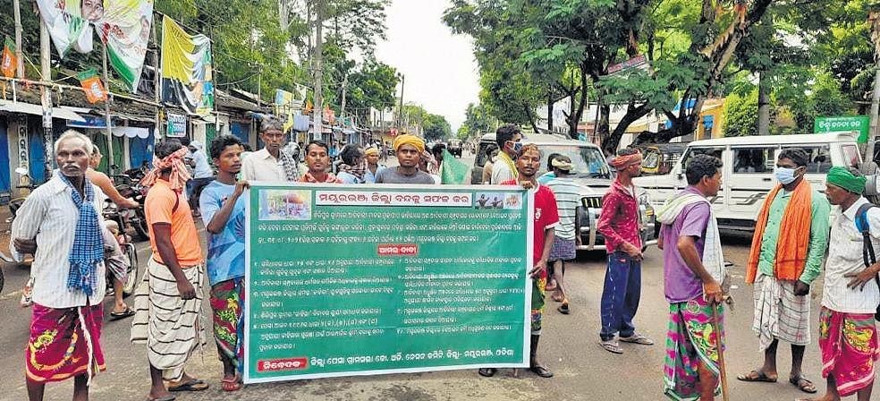 Protest revokes against Nalco red mud pond