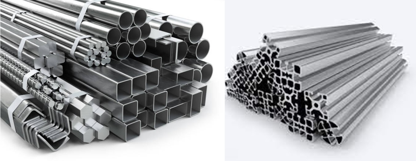 Cyprus import of aluminium bar rods and profiles 
