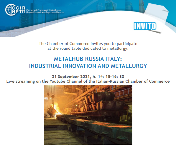 METALHUB RUSSIA ITALY: INDUSTRIAL INNOVATION AND METALLURGY