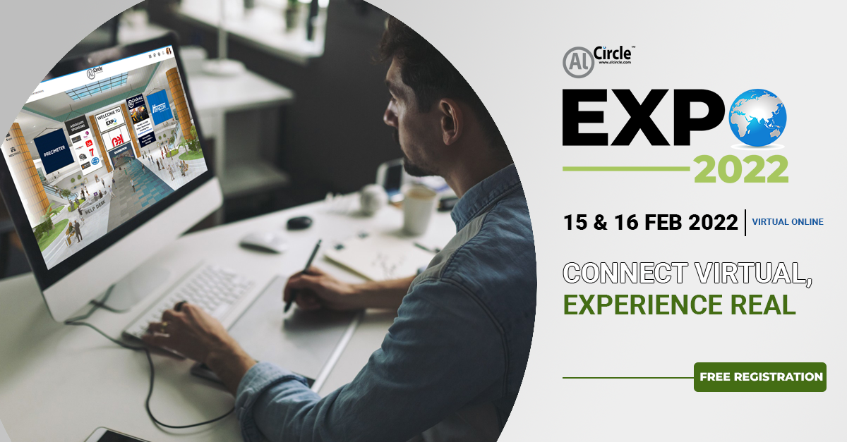 Registration Live for AlCircle Expo 2022: Get ready to attend Futuristic Virtual Exhibition of Global Aluminium Industry