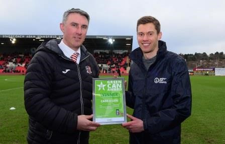 Exeter City Council and Exeter City Football Club secures national recycling award