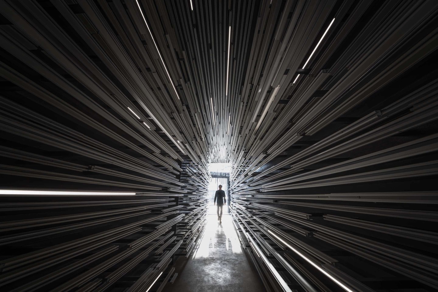 Museum of Modern Aluminium in Nonthaburi built using aluminium bars