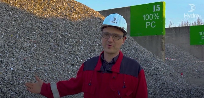 Hydro produces its first near-zero carbon aluminium at Clervaux made with 100% post-consumer scrap