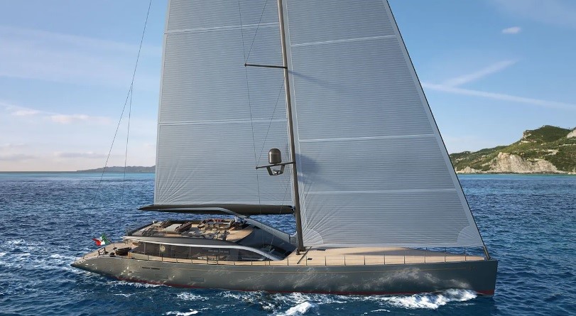 Perini Navi’s newly modified 47 meter sailing yacht flaunts an aluminium hull