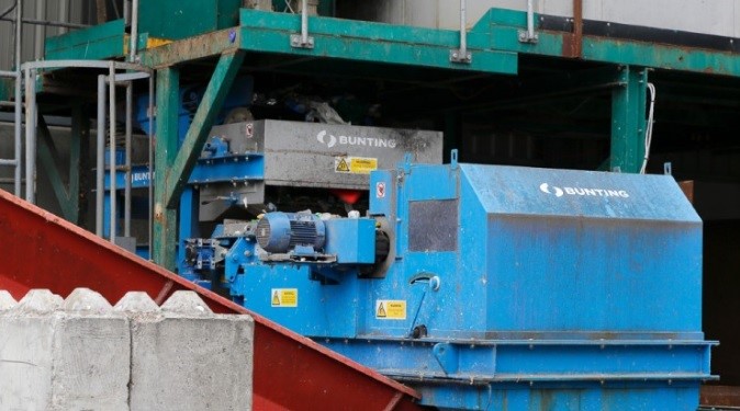 Parry & Evans deploys Bunting magnetic separators at its Deeside plant to recover aluminium 