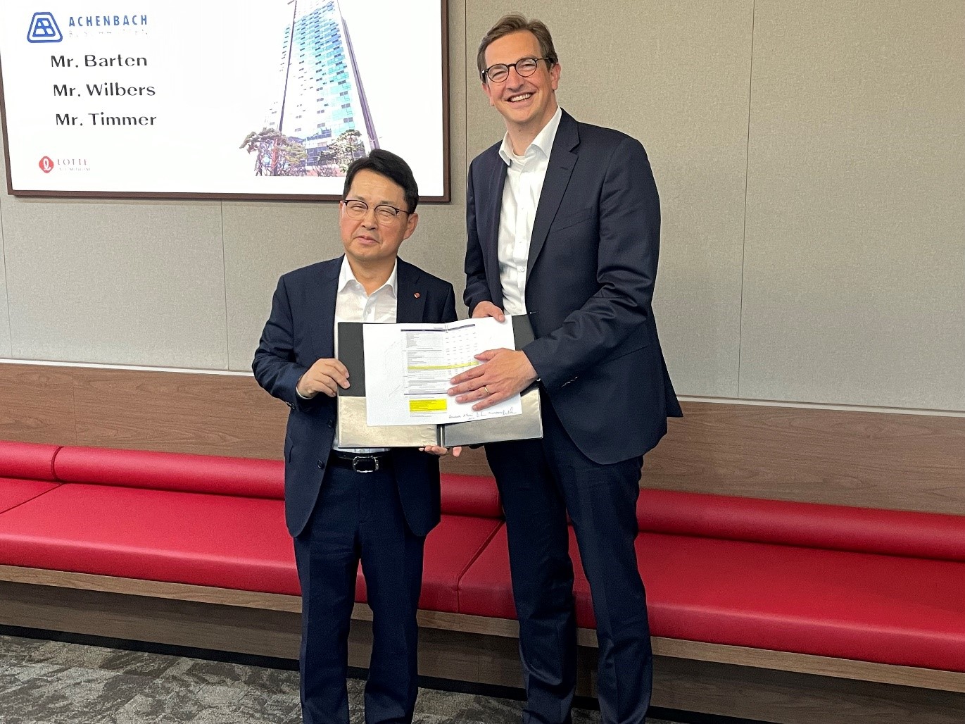 South Korea's fifth-largest corporation entrusts Achenbach 