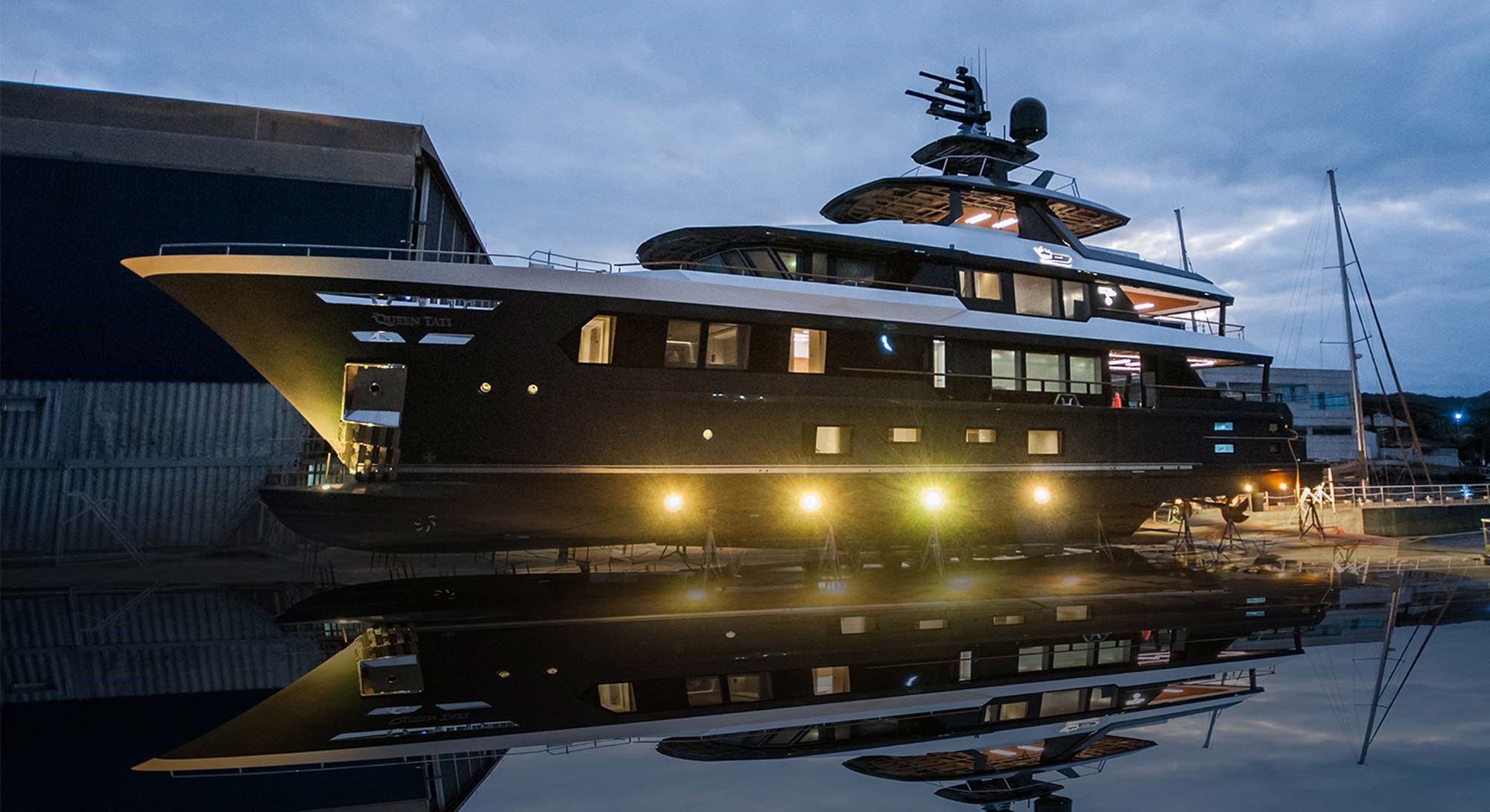 MCP Yachts launches its second largest all-aluminium superyacht Queen Tati