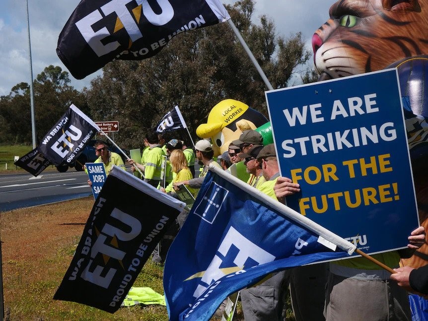 'Two-tiered' working conditions led to a 48-hour strike by Worsley alumina refinery electricians