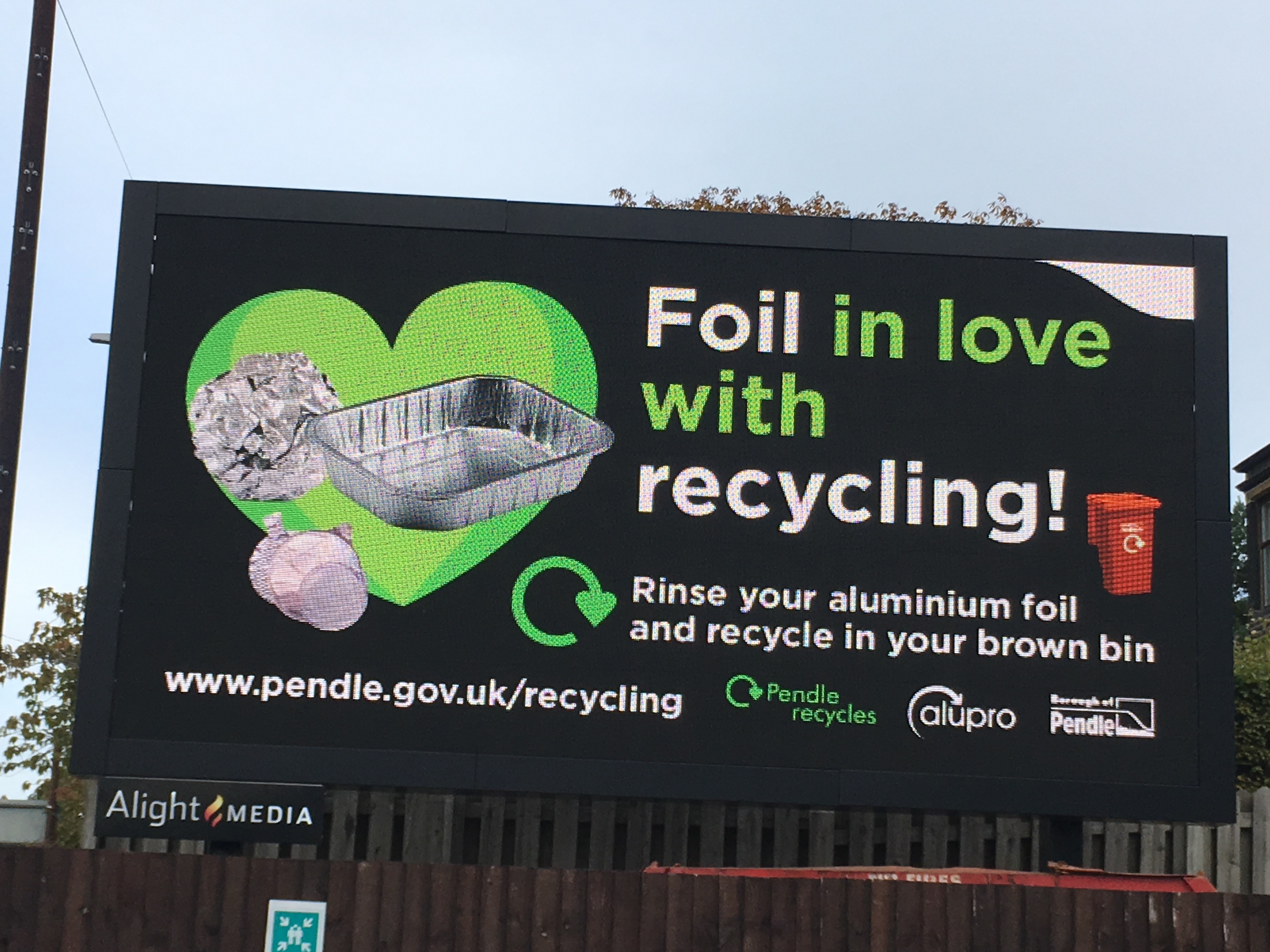 ‘Foil in Love with Recycling’ a new initiative by Pendle Borough Council and Alupro 