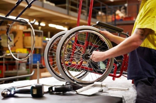 Glide G2 Series 2 wheelchair features aluminium framework with adjustable seating options 