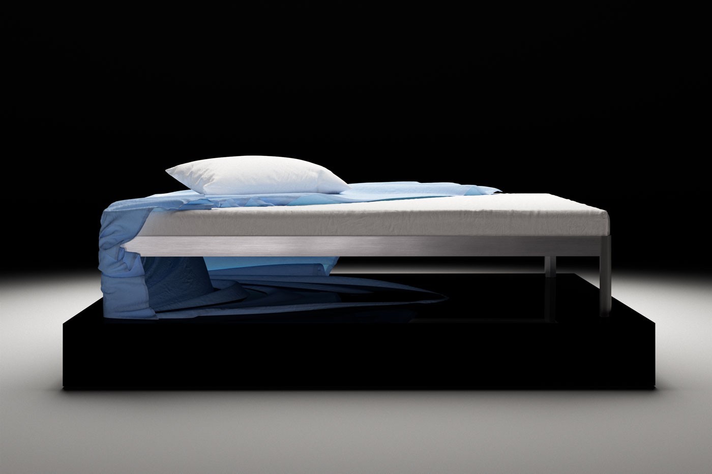 Danish design furniture brand ReFramed exhibit bed made from recycled