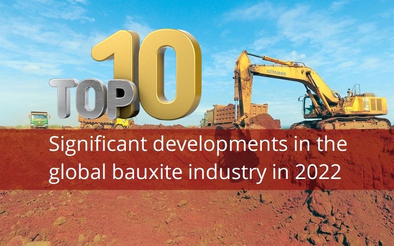 The ten most significant developments in the global bauxite sector in 2022
