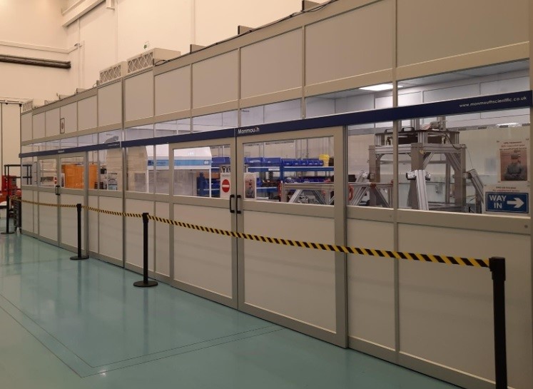 Monmouth provides aluminium modular cleanrooms for space innovation at SSTL , Alcircle News