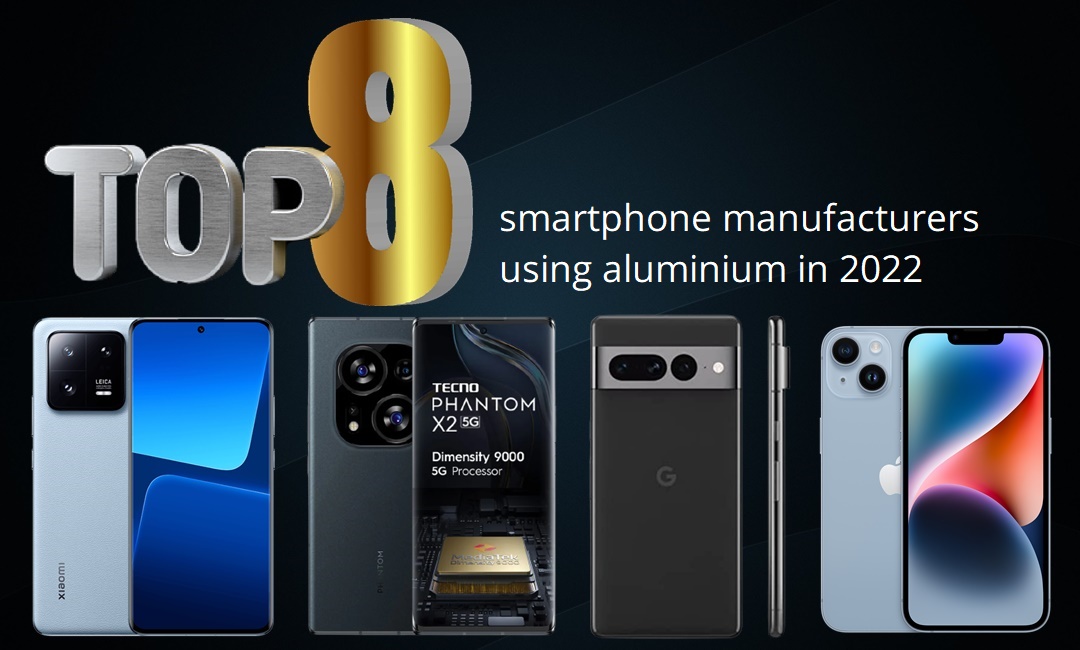 Top 8 smartphone manufacturers using aluminium in 2022 
