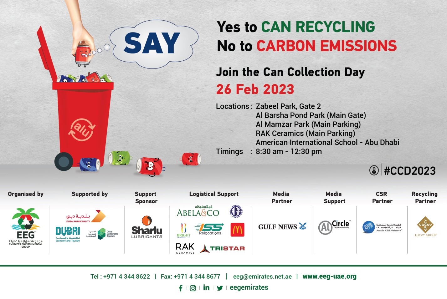 Say yes to can recycling, no to carbon emissions