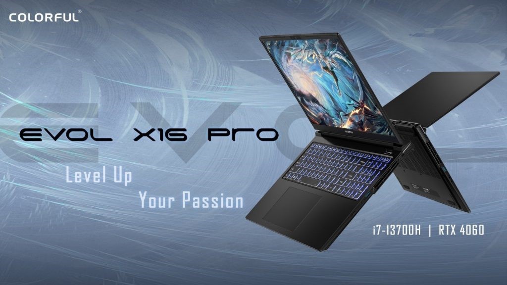 Evol X16 Pro from Colorful features 9.9mm thick aluminium alloy body