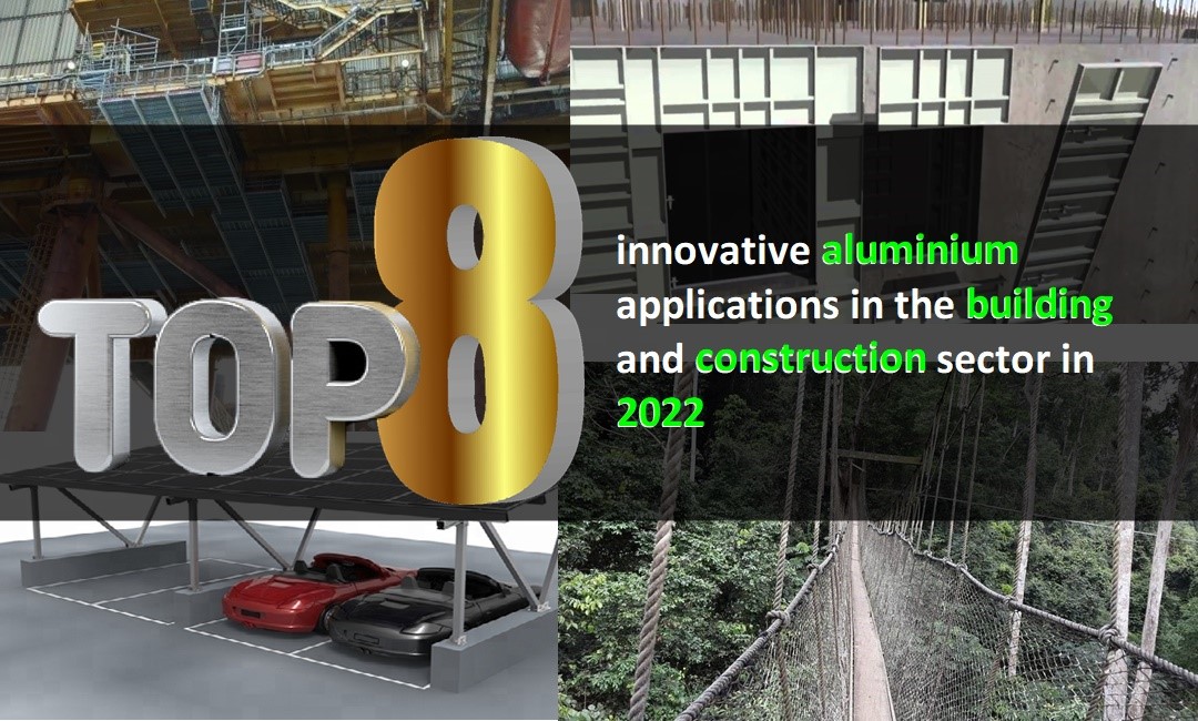 Top eight innovative aluminium applications in the building and construction sector in 2022