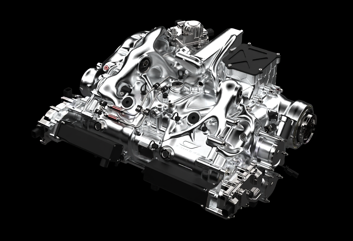 Czinger & Xtrac jointly build a topology-optimised gearbox case 3D-printed in aluminium alloy