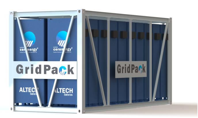 Altech plans to deploy Fraunhofer’s CERENERGY SAS batteries in GridPacks 