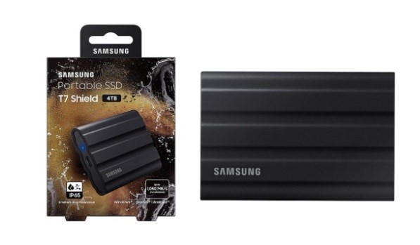 Samsung introduces T7 Shield 4TB SSD with ATM-sized aluminium casing