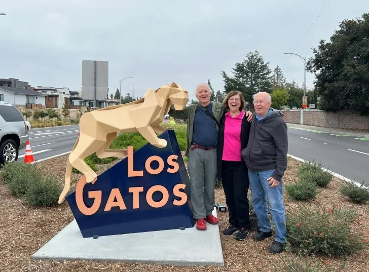 Three more El Gato Gateway aluminium sculptures to be installed in Los Gatos