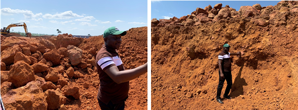 Typical Transported Bauxite in the Boffa area