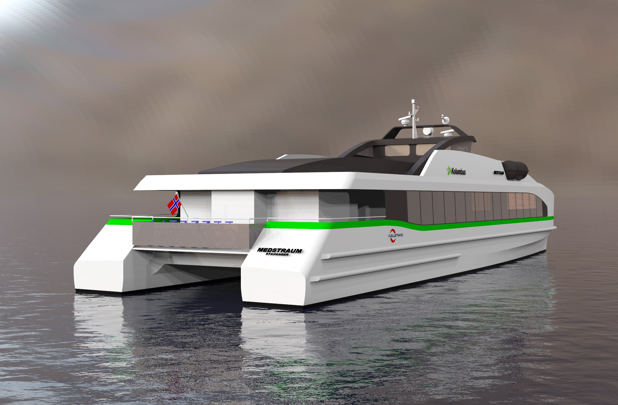 World's first zero emission fast ferry Medstraum built with aluminium from Hydro 