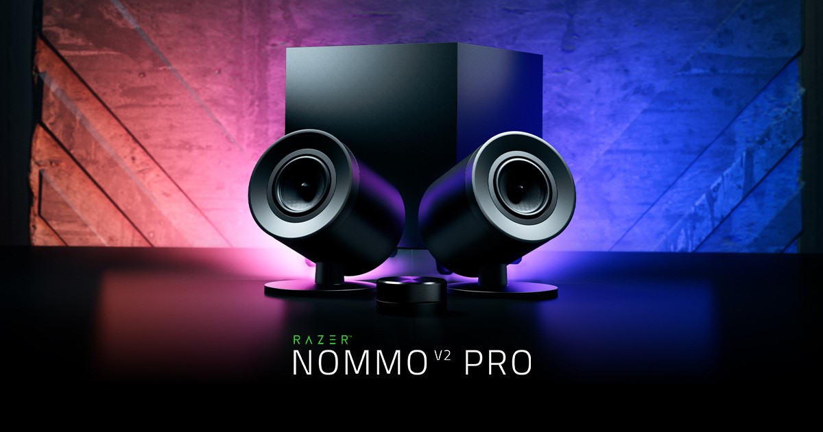 Nommo V2 Pro gaming speakers feature aluminium phase cone design