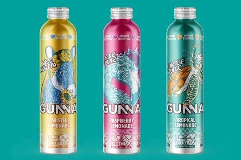 Gunna Craft Soft Drinks to launch three new flavours of lemonades in 500ml aluminium bottles 