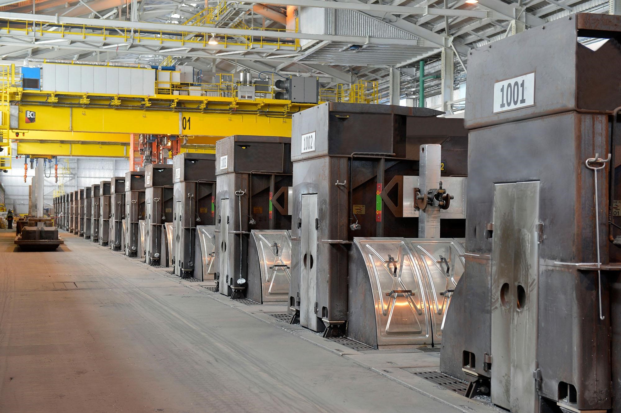 Rio Tinto to add 96 new AP60 pots to its Complexe Jonquière aluminium smelter investing $1.1 billion