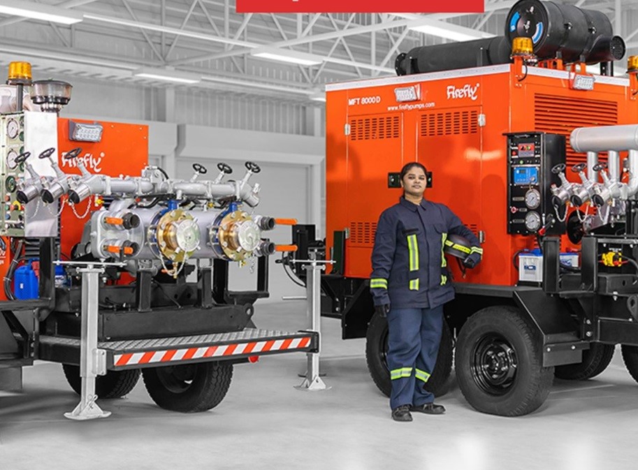 Firefly Fire Pumps, built to exceed industry standards with premium materials like aluminium